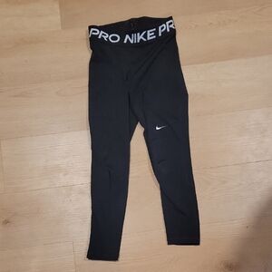 Nike Pro Kids Black Leggings